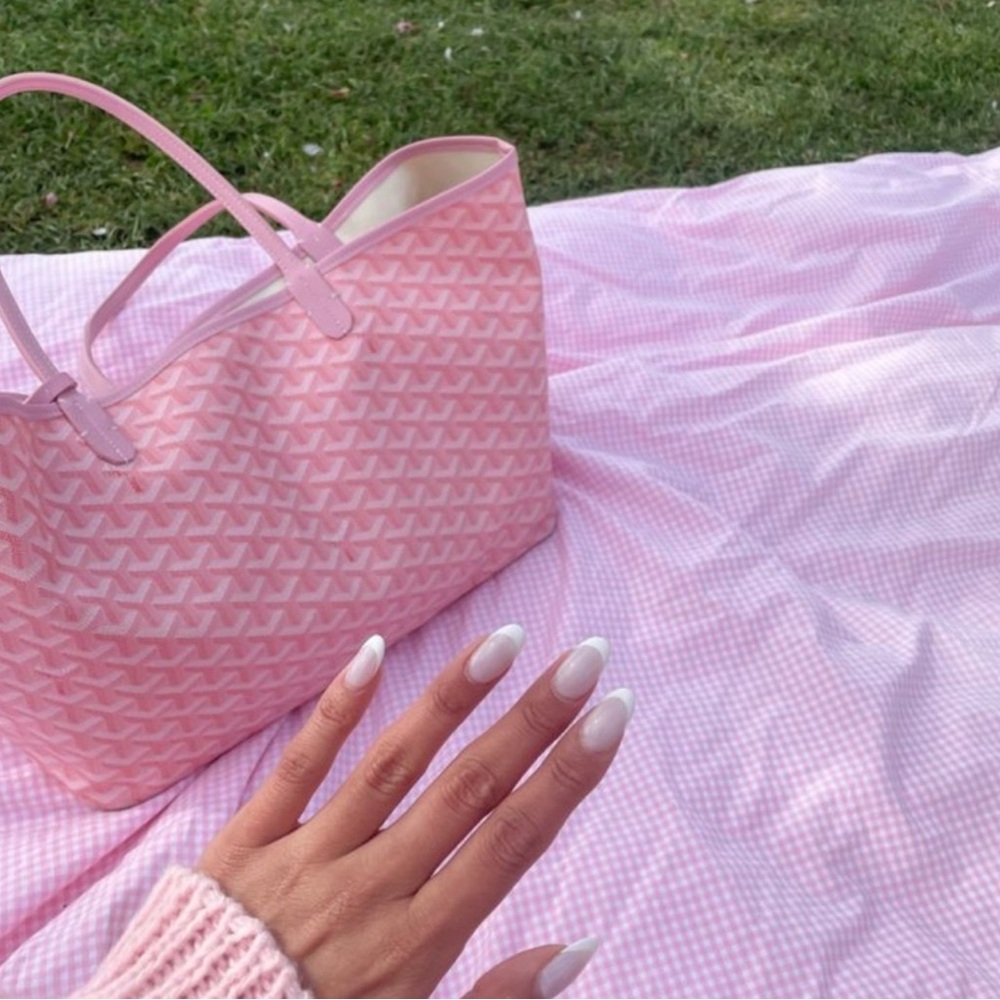 Medium Size Pink Patterned Tote Bag - image 2